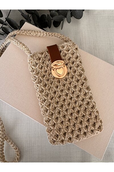 Miliva Covered Phone Bag |   Knitted Glitter Phone Bag |   Handmade Phone Case