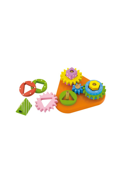 ANDREU TOYS Играчка за сръчност, жироформи, триъгълник, многоцветен, 2 години