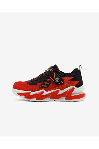 SKECHERS LIGHT-SURGE Büyük Erkek Çocuk Kırmızı/Siyah Işıklı Spor Ayakkabı 400...