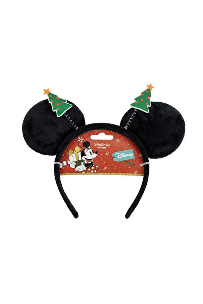 Minnie Mouse Disney Christmas Hair Bow Black