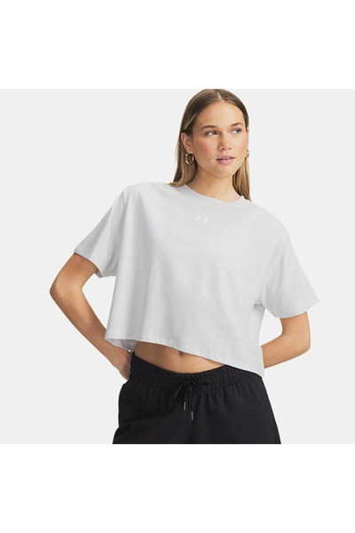 Under Armour Rival Boxy Tee Μονόχρωμο Γυναικείο T-Shirt 6011064-023