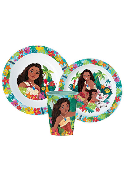 Vaiana Moana - Σετ πρωινού 3 τεμαχίων Lagoon - 3 ετών - Πράσινο - 260 ml