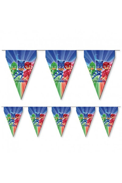 PJ Masks ghirlandă cu 9 steaguri, 230 cm albastră