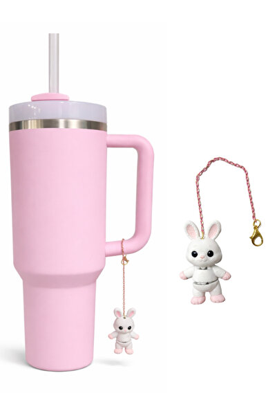 Stanley Compatible Quencher Thermos Accessory Charm Figure with Clip