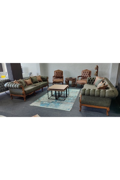 TİTİZKOLTUK Avangard İtalyan Chester Koltuk Takımı