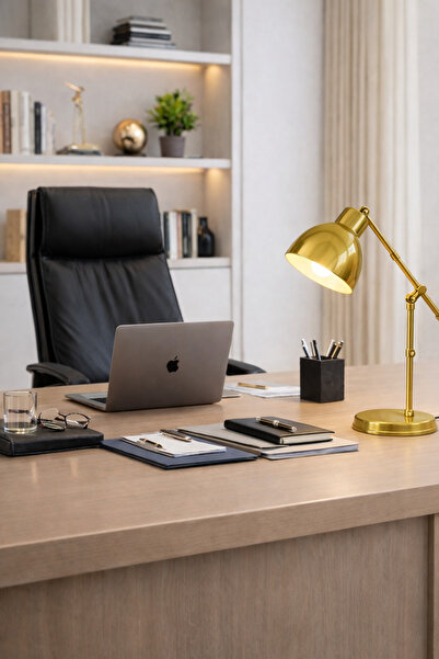 ARTILED Modern Masa Lambası – Ayarlanabilir Metal Gövdeli Dekoratif Çalışma L...