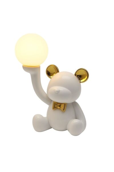 Or White LED Teddy Bear Night Light with USB – Night Light for Kids