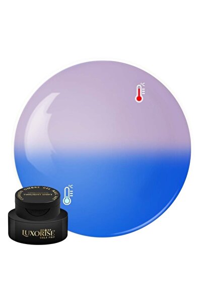 LUXORISE Gel UV Nail Art Babyboomer Cushion Ombre Thermo - Twilight Shift, 2ml
