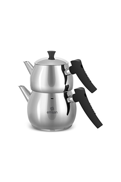 Karaca Emsan Alim Mini Boy Paslanmaz Çelik Çaydanlık Takımı