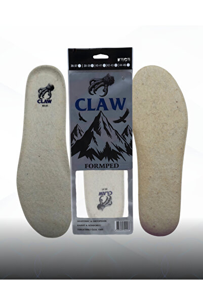 Claw Formped Keçe Yüzeyli Keçe Altlı Ayakkabı Tabanlığı, Yumuşak, Terletmeyen...