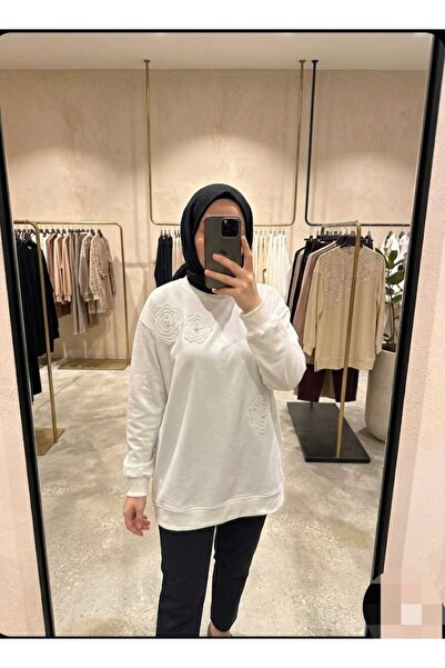Azram Fashion kadın flora desenli tesettür tunik