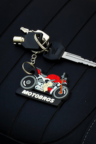 Motobros Μοτοσικλέτα Μπρελόκ Λαστιχένιος Κινητήρας Μπρελόκ