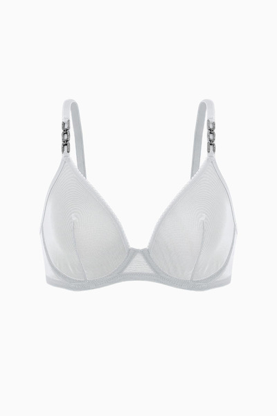 Weweus Σουτιέν με λεπτομέρεια από τούλι - Χωρίς γέμιση, χωρίς κύπελλο - Fashi...