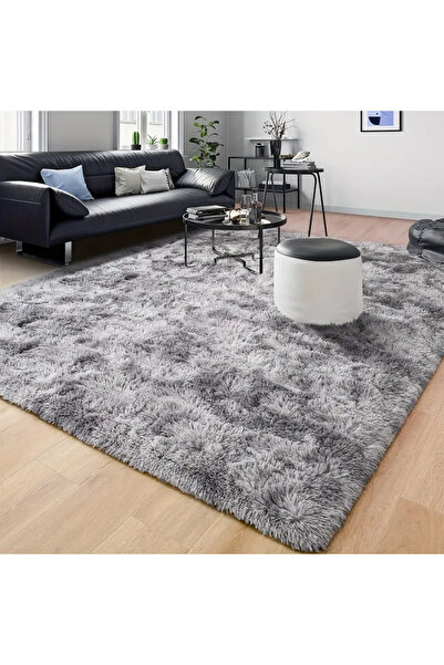Magdeal Premium Fluffy Rug , Light Grey 200x280cm