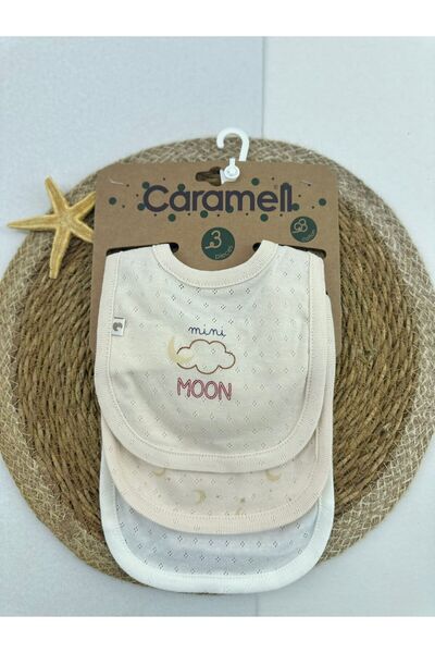 Caramell Baby Food Bib 3 Pieces