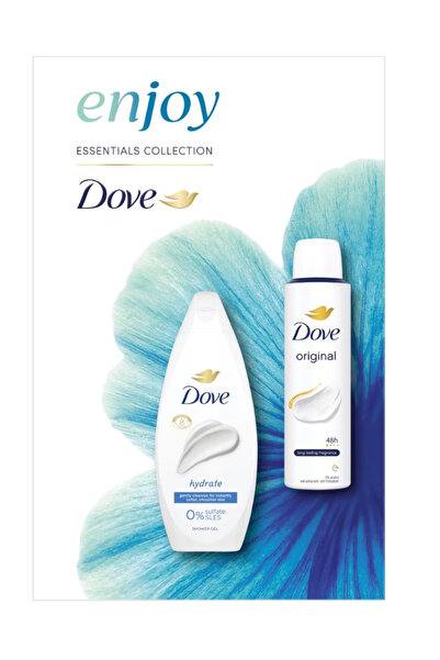 NIVEA Set cadou Dove Enjoy: Gel de dus Hydrating 250ml, Deodorant Dove Origin...