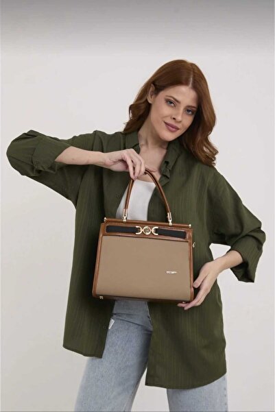 CRESSBERRY Women's Clutch Bag Gold Accessory Set of Adjustable Strap with Sho...