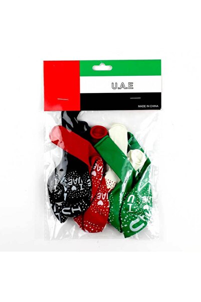 None UAE FLAG BALLOON 8PCS
