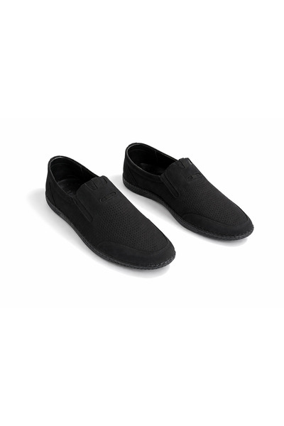 Castle Black حذاء نوماد بلاك جينوتي نوبوك جلد للرجال