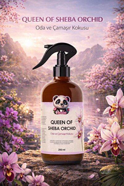 Rosie Queen of Sheba Orchid Oda ve Kumaş Spreyi 250 ml, Egzotik Orkide Kokusu, Tekstil Kokusu