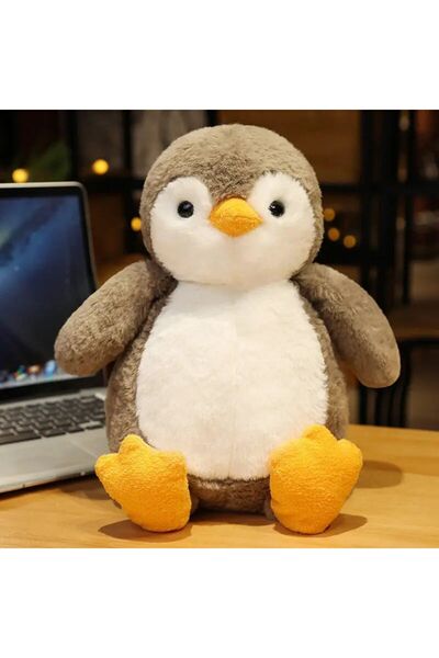 Empressco Penguen Peluş Oyuncak 30cm Penguen Peluş Sanrio Kawaii Yumuş Uyku A...