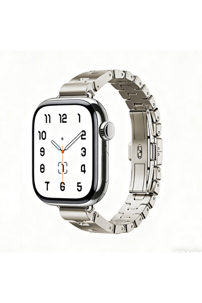 Maks Technology Watch 42mm MKST KRD-150 Metal Kordon Strap Kayış - Starlight