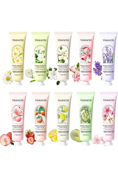 Yelajoy 10-Pack Travel Size Hand Cream, Natural Moisturizing Lotion Gift Set ...