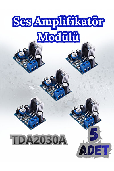 RoboPazar 5-adet TDA2030A Ses Güçlendirme Modülü