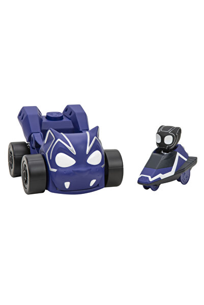 Marvel سيارة سبايدي المميزة 2 في 1، دورية النمر الأسود، لعبة شخصية الحركة