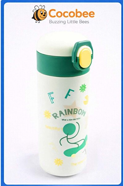 Cocobee -Insulated Stainless Steel Water Bottle, Leakproof, Soft Handle Grip,...