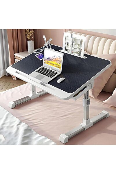 Sumkyle Laptop Desk for Bed, Adjustable Beds Table with USB Charge Port, Fold...