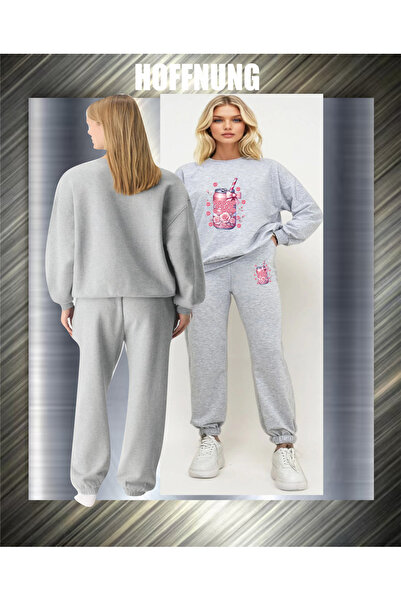 HOFFNUNG Unisex Casual Tracksuit Set Spirit Outdoor Full Sweatshirt