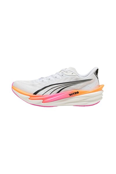 Puma 312124-10 Deviate Nitro 4 Wns Women's Sports Shoes White