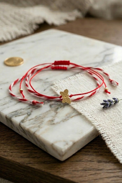 Mementoboxes Kelebek Figürlü & Marteniçka 2’li Bileklik Seti