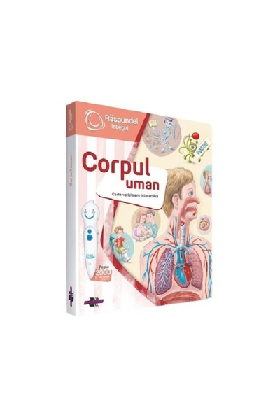 Noname Raspundel Istetel Carte interactiva Corpul Uman