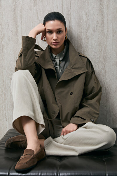 Lufian Eros Women's Outerwear Khaki