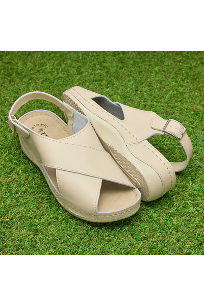 Tellus Women's Genuine Leather Summer Sandals, Open Toe, Anatomical Insole, 2...