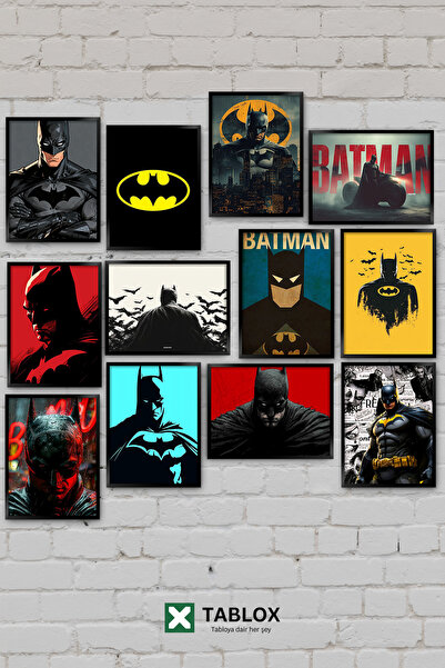 TABLOX 12 Piece Batman the Dark Knight Gotham Superhero Comic Book Cinema Dec...