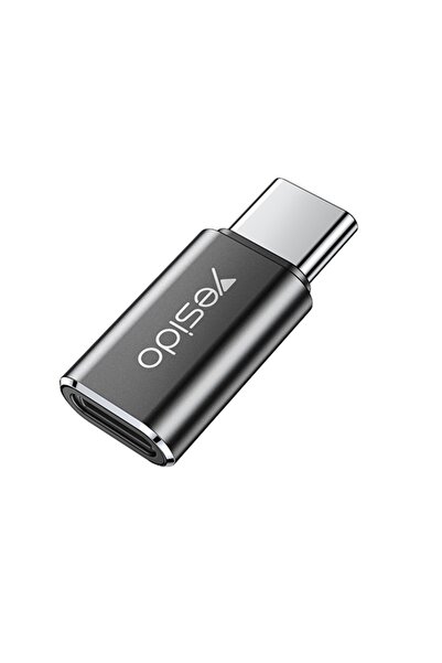 Yesido Lightning to Type-C Adapter, Plug & Play, 480Mbps, (GS22) - Black