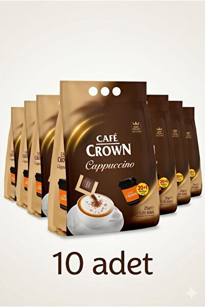 Cafe Crown Cappucino 25grx20adet Bardak Hediyeli x10 Adet