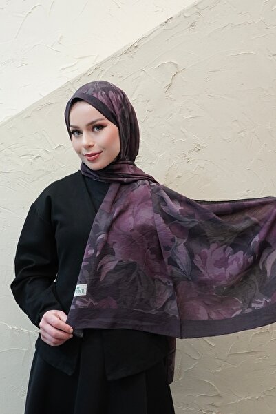efdal şal eşarp Aura Pattern Premium Tensel Shawl