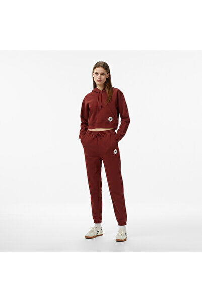 Converse Retro Chuck Taylor Patch Kadın Bordo Eşofman Altı