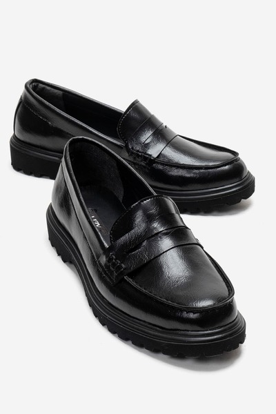 Lizy Shoes Pantofi de damă cu talpă groasă loafers Stil clasic confortabil de...