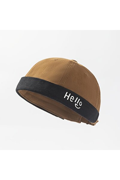 Rupen Kraft Adjustable Vintage Cap Washable Skullcap Hat Distressed Cap Distr...