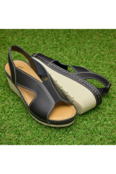 Tellus Women's Leather Summer Sandals, Anatomical Insole, Open Toe, 27-04