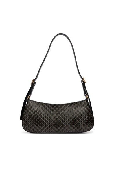 Calvin Klein EMBLEM AOP SMALL SİYAH KADIN OMUZ ÇANTASI
