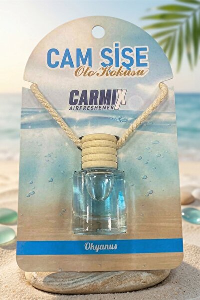 PROMOSYONİK Oto Araç Ayna Asma Şişe Cam Okyanus Koku Aromalı Oto Parfümü