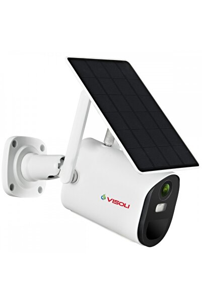 Visoli Visoli® VS-B10 4G 4G Sim Solar Panel Surveillance Camera, 4MP Lens, Hu...