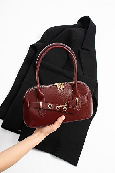 Zealous Carlos Model Χέρι και Γυναικεία Τσάντα ώμου Claret Red