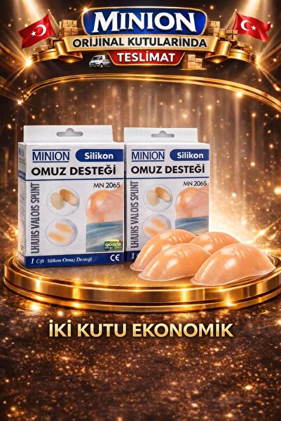 Minion Silikon Omuz Desteği Vatka Etkili Silikon Geniş Omuz 2'li Set 4 Adet